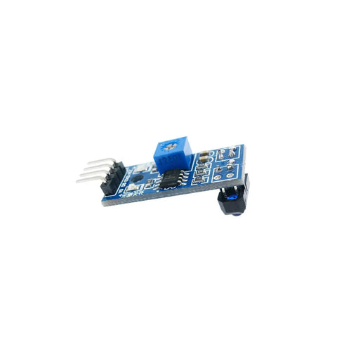 20 Pack TCRT5000 IR Reflective Sensor Modules for Obstacle Avoidance and Line Tracking, close-up view showcasing LM393 output