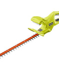 18V Cordless Hedge Trimmer With 18 Inch Dual Action Blades, lightweight under 5 lbs tool only, front view showcasing blades and handle