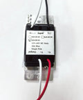 Hassle Free 12 24V DC Dimmer Switch For Single Color LED Strip Lights with wire connections and label.