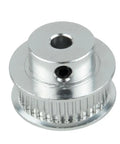 Premium Timing Pulley Kit With 20T And 36T Aluminum Synchronous Wheels 5mm Bore, Includes 200Mm Belt For Smooth 3D Printer And CNC Motion Control Setup, silver 5mm bore pulley