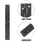 Long Piano Hinge Stainless Steel With Easy Install And Smooth Surface No Fuss For Wooden Boxes And Jewelry Boxes Ideal For DIY Projects
