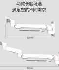 Straight Up Heavy Duty Monitor Mount For Industrial Wall Screens And Extended Articulation Arms Featuring 15 Kg Weight Limit Built Like A Tank For Zero Stress Office Setups, displaying adjustable lengths of 635mm and 845mm.
