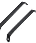 Front Brace For 6 Cubic Foot Wheelbarrows Fits True Temper Wheelbarrows Front Support Bracket And Axle Bracket Compatible With WB 1006 WB 1006FF WB 2006 WB 2006FF Tough As Nails Heavy Duty Easy Install Durable Steel Construction showing two steel brackets