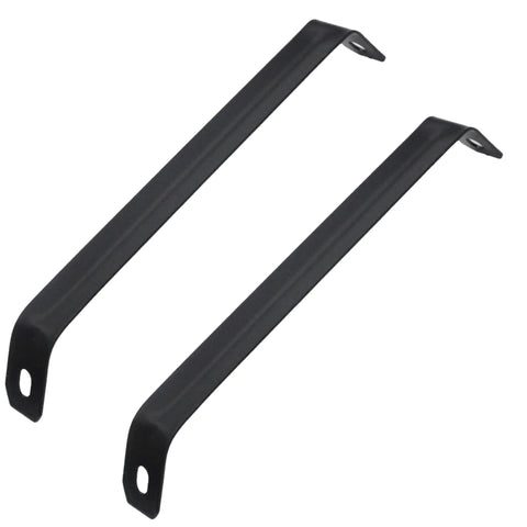 Front Brace For 6 Cubic Foot Wheelbarrows Fits True Temper Wheelbarrows Front Support Bracket And Axle Bracket Compatible With WB 1006 WB 1006FF WB 2006 WB 2006FF Tough As Nails Heavy Duty Easy Install Durable Steel Construction showing two steel brackets
