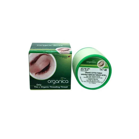 Box and spool of Organic Face And Eyebrow Threading Thread Spool For Hair Removal And Dermaplaning Pro Grade Eyebrow Threading String 300m