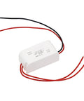 Built Tough AC DC Power Supply Module 5V 1A 5W Step Down Converter with two wires for electrical connections.