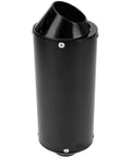 Rugged 1.1 Inch ATV Exhaust Muffler Silencer Pipe And Clamp Gasket For 50cc To 125cc Chinese ATVs And Quad Bikes black cylinder