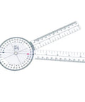 Three Piece Goniometer Set With 12 Inch, 8 Inch, And 6 Inch Plastic Goniometers Plus Handy Carrying Case For Precise Joint Range Of Motion Measurements And Rehab Workouts, plastic goniometer