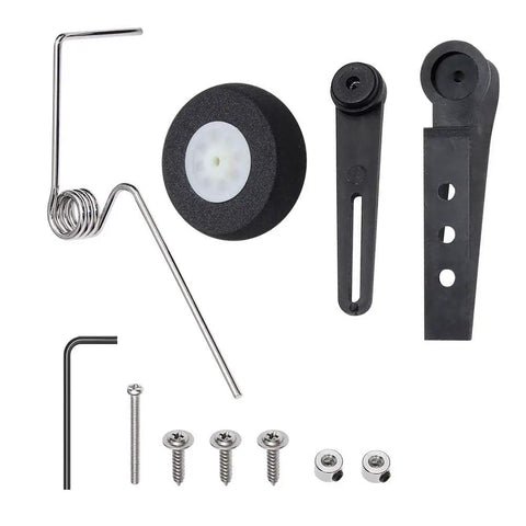 Beefy Tail Wheel Assembly For RC Airplanes 50cc To 120cc Nitro Electric Planes Pilot Replacement Part Durable Plastic Components