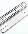 Zero Fuss Full Extension Drawer Slides 12 Inch Ball Bearing Guide tracks showing sleek steel design for smooth cabinet installation.