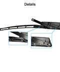 Audi Q7 Front Right Passenger Side Windshield Wiper Arm Fits 2007 2016 Replaces 4L1955408B 4L1955408B1P9 with Rear Wiper Blade