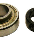 Adapter Bearing With Rubber Seals And Nylon Locking Collar For Farm Gear Like Balers Blowers Choppers And Tractors RA103RR2 1.25 Inch ID