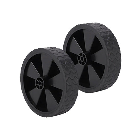 5 Inch Replacement Caster Wheels For Utility Folding Wagon Cart And Shopping Cart Dope Plastic Spare Wheels in black
