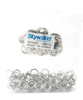 Slick Brass Hex Nuts And Washers Kit Compatible With F81 Barrel Connectors 100 Piece pack for heavy duty hardware