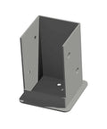 Heavy-Duty Galvanized Steel Post Bases for 4x4 Wood Posts Bolt-Down Mount Kit for Decks, Patios and Concrete Surfaces Includes Screws