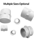 One And One Quarter Inch PVC Pipe Fitting Adapter Union Coupling Schedule Forty Slip Socket To NPT Female Thread Pack Of Five