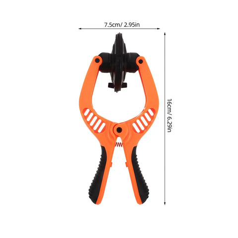 Front view of Phone Screen Separation Tool With Suction Cup Pliers For Fast Durable Mobile Screen Repairs DIY Ready Pro Kit