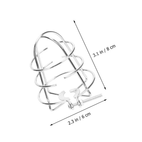 No Fuss Setup Fire Sprinkler Head Protector Cage Cover Clamps fast, steel construction, 3.1in height, 2.3in diameter, tool-free use.
