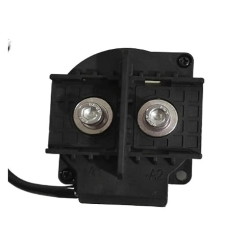 Tough As Nails High Voltage Dc Contactor Relay For EV Charging And Solar Energy Banks featuring compact design and terminals for easy installation.