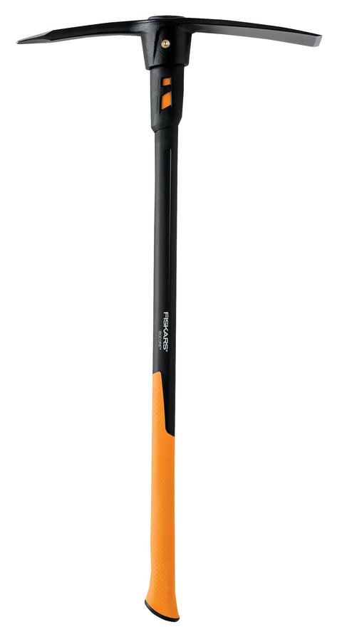 IsoCore Dual Ended Pickaxe And Hoe With 36 Inch Shock Absorbing Handle for heavy duty digging and cultivating durable forged steel