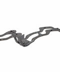 Beefed Up Carbon Fiber Chassis Kit For Rock Crawling Rigs With High Clearance And 3Mm Laser Cut Build, front view