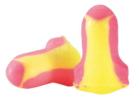 Laser Lite Hi Visibility Earplug Refill For HL400 Dispenser 800 Pairs Across Two 400 Pair Canisters NRR 32 Pink And Yellow