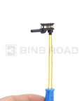 BINB ROAD brake pad wear sensor for Mercedes with black sensor head, gold contacts, yellow wires and blue tool handle