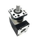 Bulletproof 90 Degree Right Angle Planetary Gearbox With Step Down Speed Reducer And Ultra Tight 10 Arcmin Backlash designed for heavy lifting, close-up view.