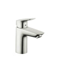 Logis Modern Low Flow 1-Handle 6-Inch Tall Bathroom Sink Faucet In Brushed Nickel With EcoRight Flow Restriction, side view