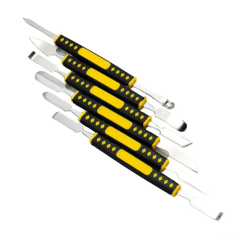 Durable Metal Crowbar Pry Tools Set for Electronics Repair Opens Phones Tablets Watches and More Battery Opener and Screen Bezel Remover