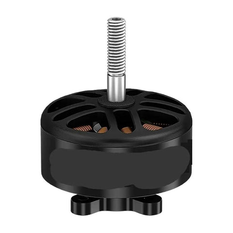 400KV Brushless Drone Motor For GF1410 Series showing top view with threaded shaft, black casing, for 11 to 15 inch propellers.