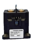 High Voltage DC Contactor Relay For EV Charging And Solar Setup Heavy Duty Switch Block with gold contacts and labeled wiring terminals