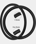 700C Carbon Wheelset For Road Bikes, Ultra Light T800 Carbon Fiber, 80mm Deep Rim, 25mm Inner Width, V Brake Compatible shown