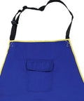 Flame Retardant Welding Apron For Real Welders Boss Level Durable Washable Safety Apron with buckle and front pocket detail
