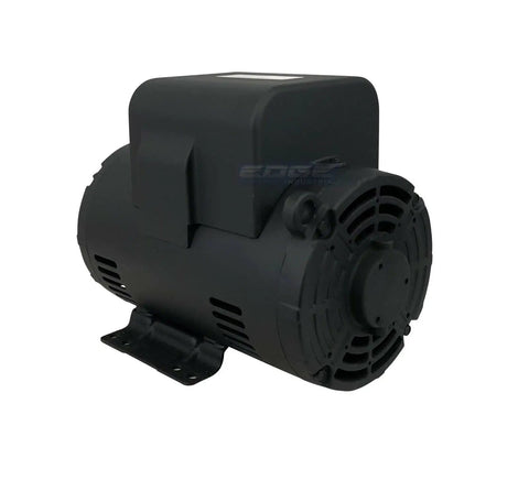 Heavy Duty 5HP 184T Frame Air Compressor Electric Motor For 200V 208V Single Phase 1750 RPM Replacement Part For Industrial Equipment Mod GRT998 8295 For Heavy Machinery, side view