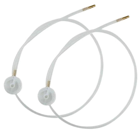 Buy Cool 19 7 Inch Nozzle Extension Hose Sets That Spin 360 For Exact Aerosol Spray On AC Vents And Lube Tasks Pair Makes Work Easy Feel Like A Boss With Flexible White Wands Cleaning Deep Messes Safe Indoors Or Cars Spaces, 2 white 19.7-inch flexible plastic spray hoses with brass nozzles
