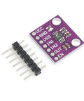 LTC1966 True RMS To DC Converter Module For Micropower Apps with breakout board, compact size, lab projects, purple PCB