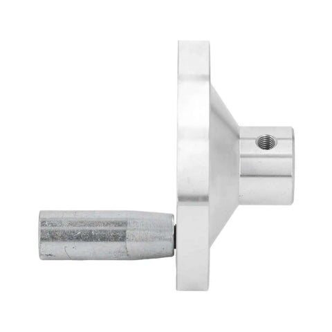 Side view of Lathe Handwheel With Aluminum Alloy Handle For 7x10 7x12 7x14 Mini Lathes CJ18 CJ0618A 0618 Dope Upgrade For Smooth Grip