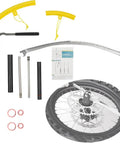 Heavy Duty Dirt Bike Tire Changing Kit For 16 To 21 Inch Wheels with tools and rim protector