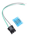 DAN DRE Washer Lid Switch Connector Wire Harness Cable For Agitator Front Load Top Load Washers And Stacked Dryer Repair Kit with wires and heat shrink tubing.