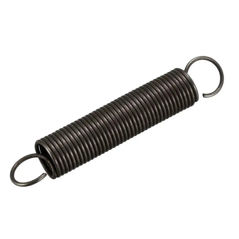 Rock Solid Nickel Plated Spring Steel Tension Springs Five Piece Set dual hook, 60mm length, designed for reliable hardware repairs.