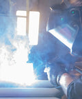Welding process using Professional Self Etching Weld Through Gray Primer For Metal Surfaces With Zinc Enhanced Coating.