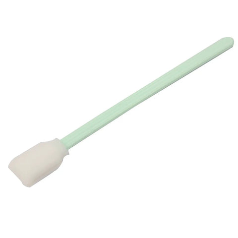 100 Pack 5.1 Inch Foam Cleaning Swabs For Solvent Inkjet Printers And Roland Optical Equipment With Open Cell Foam Heads And Plastic Shaft, Great For Precision Cleaning And Safe Maintenance. 5.1in foam swab with open-cell head and plastic shaft