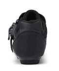 Back view of Mens Womens Cycling Shoes For Peloton Compatible With Clip In Look Delta Cleats Included Preinstalled Black US 13 EU 48