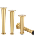 Brass Furniture Feet Set Of 4 With Adjustable Sofa And Cabinet Legs, modern durable support for easy leveling.
