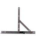 Concealed Casement Hinge, Upper Left Lower Right Type, E-Gard Finish, Stainless Steel Construction, 10 Inch Track, 4 29/32 Inch Arm