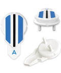 Game-Changing 360 Degree Alignment Golf Ball Marker And Putting Aid For Precise Putts Rotate To Aim USGA Compliant Blue