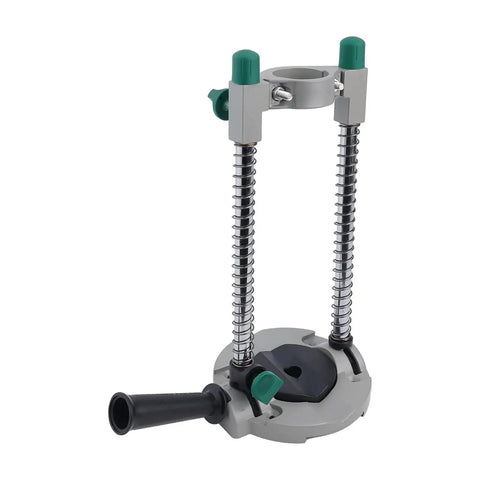 Adjustable Electric Drill Stand With 45 Degree Angle Drill Guide Holder, aluminum base, vertical position, for woodworking projects