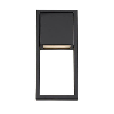 Archetype 12 Inch LED Indoor And Outdoor Wall Light With Up And Down Light Black Aluminum Fixture 120V AC LED Technology No Driver Required
