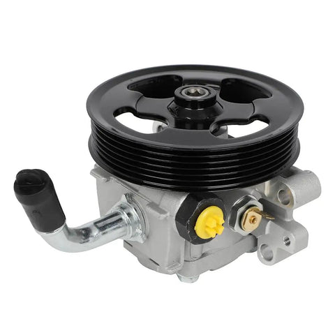 Power Steering Pump For Mazda 3 2007 2008 2009 2.3L Turbocharged Replacement OE B37F32600A Aluminum Pump With Beefed Up Precision